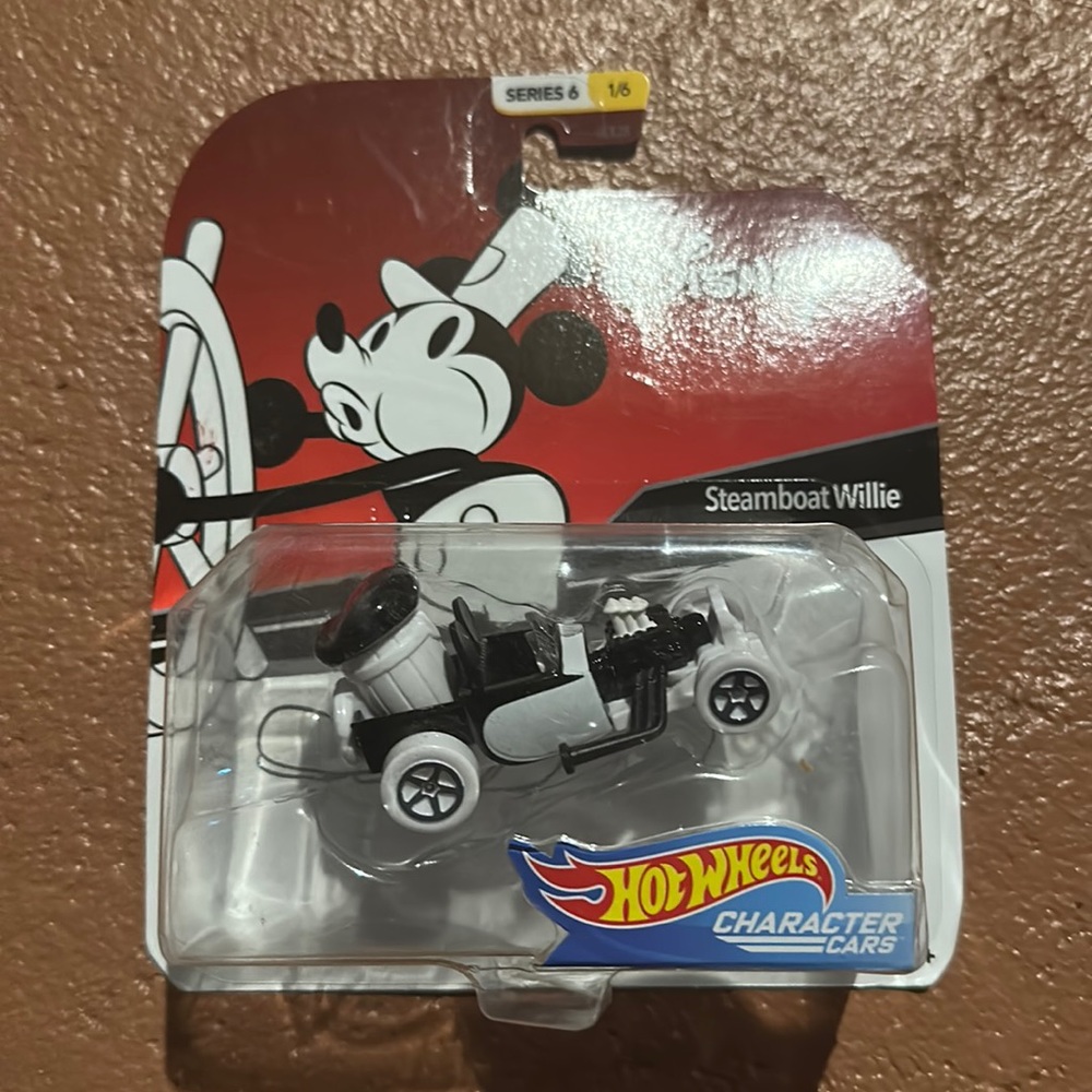 Hot Wheels Disney steamboat willie
